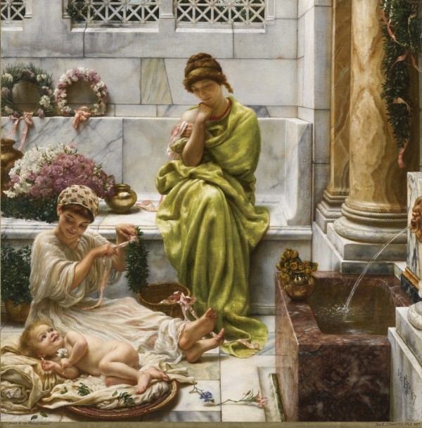 Corner of the marketplace by Edward Poynter